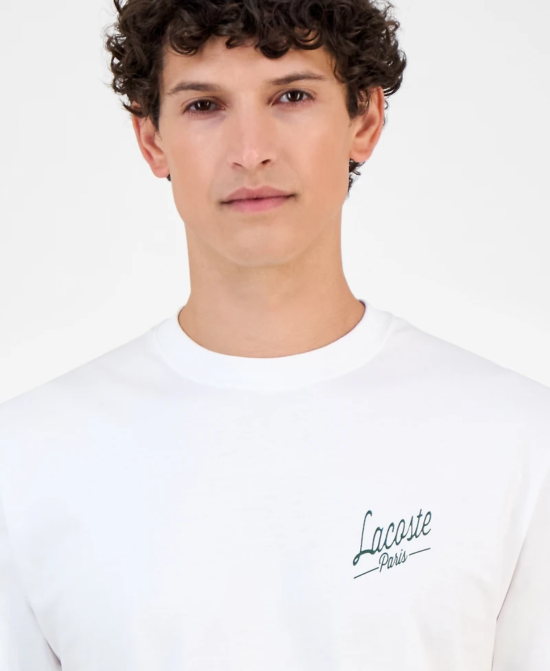 Lacoste Men's Printed Crewneck T-Shirt