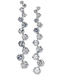 Eliot Danori Medium Cubic Zirconia Hoop Earrings, 1.62"