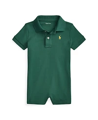 Polo Ralph Lauren Baby Boys Interlock Short Sleeve One Piece Shortall