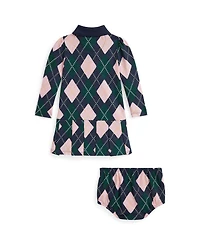 Polo Ralph Lauren Baby Girls Printed Pleated Skirt Dress