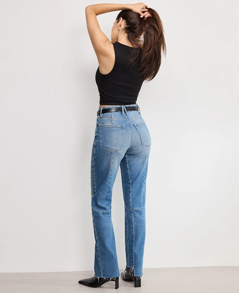 Good American Women's Icon Straight Jeans