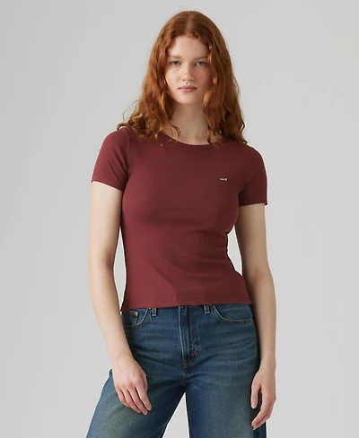 Levi's Women's Hayes Slim-Fit Short-Sleeve Crewneck T-Shirt