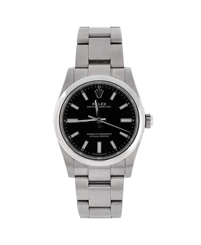 Pre-Owned Rolex Oyster Perpetual Automatic Watch in Stainless Steel 34mm