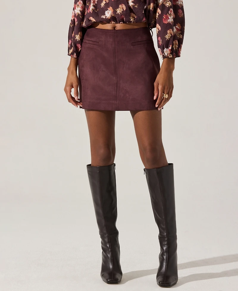 Astr the Label Women's Laudine Mid-Thigh Skirt
