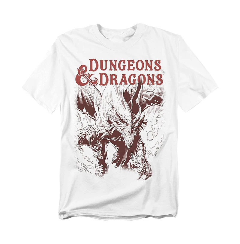 Logovision Men's Dungeons & Dragons Striking Dragon T-Shirt