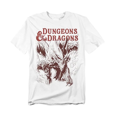 Logovision Men's Dungeons & Dragons Striking Dragon T-Shirt