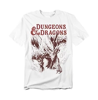 Logovision Men's Dungeons & Dragons Striking Dragon T-Shirt