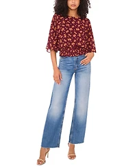 Sam & Jess Women's Smocked Waist Top