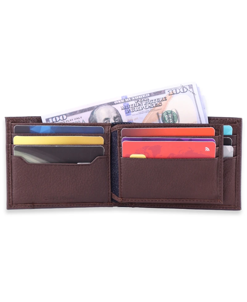 Levi's Men's Extra-Capacity Corded Cover Bi-Fold Wallet