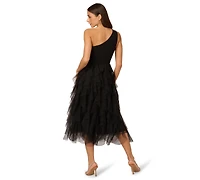 Adrianna Women's One-Shoulder Midi Dress