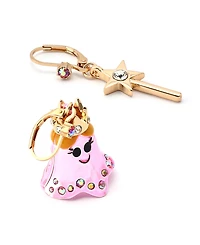 Betsey Johnson Faux Stone Halloween Princess Wand Mismatch Earrings