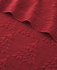 Levtex O Christmas Tree Reversible Quilted Throw, 50" x 60"