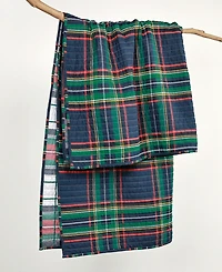 Levtex Spencer Red Plaid Reversible Quilted Throw, 60" x 50"