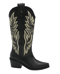 Stivali New York Women's Dramen Leather Cowboy Boots