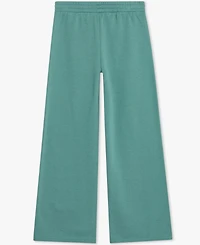 Champion Big Girls Cotton-Blend Fleece Wide-Leg Pants