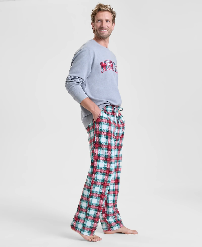 Holiday Lane Men's Merry Plaid Pajama Pants, Macy's Exclusive