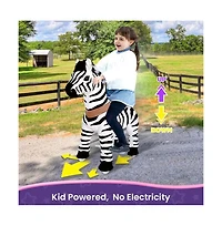 PonyCycle Ride-on Horse Zebra Model U Size 3 for 3-4 Years