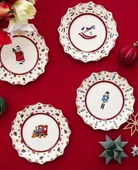 Villeroy & Boch 2025 Toy's Delight Anniversary Plates, Set of 4