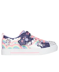 Skechers Little Girls Twinkle Toes: Sparks - Unicorn Stay-Put Light-Up Casual Sneakers from Finish Line