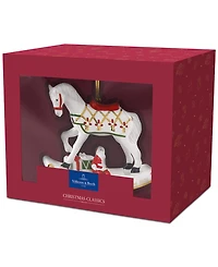 Villeroy & Boch 2025 Christmas Classics Annual Rocking Horse Ornament