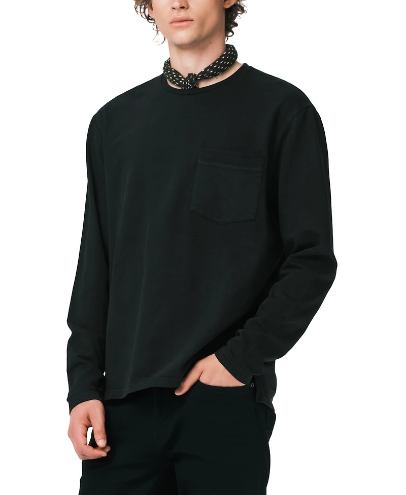 Buffalo David Bitton Men's Kade Long Sleeve Crewneck T-Shirt