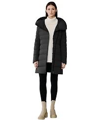 Soia & Kyo Women's Asym Zip Puffer Jacket