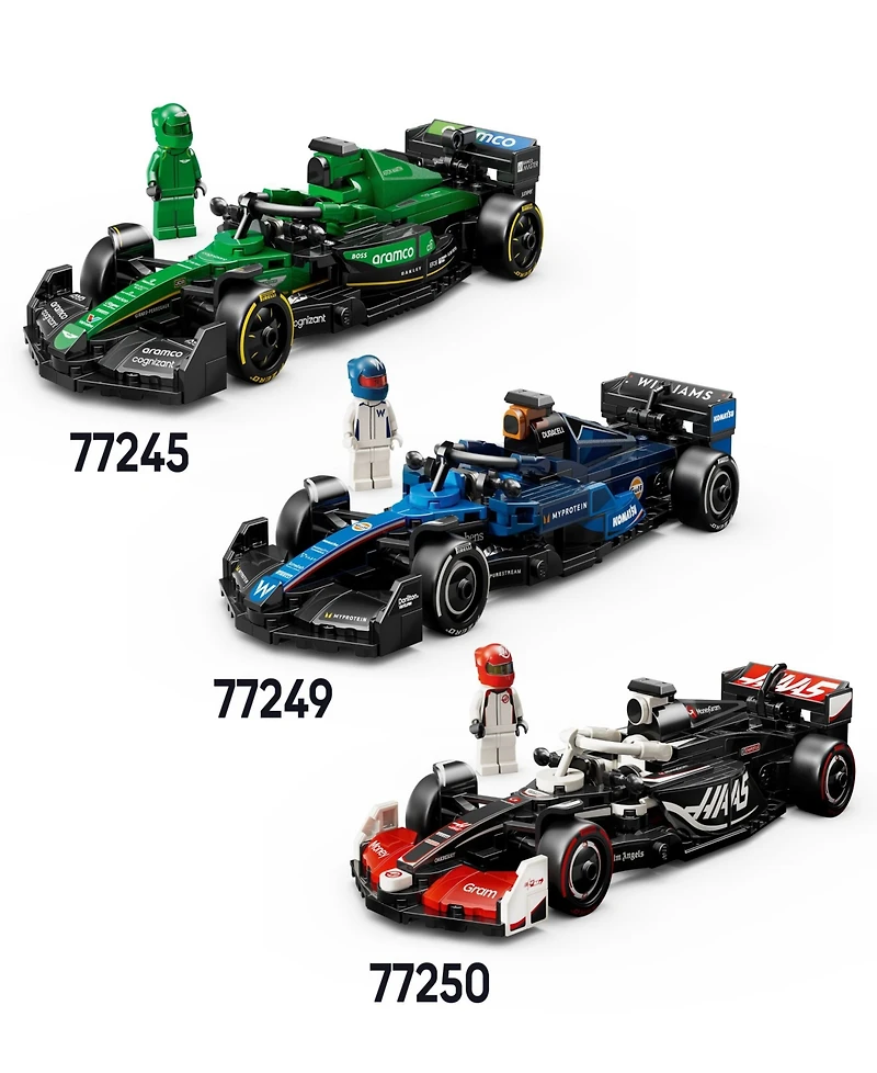 Lego Speed Champions Kick Sauber F1 Team C44 Race Car Toy Building Set 77247
