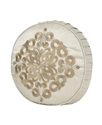 J Queen New York Amaretto Round Decorative Pillow, 15" x 15"