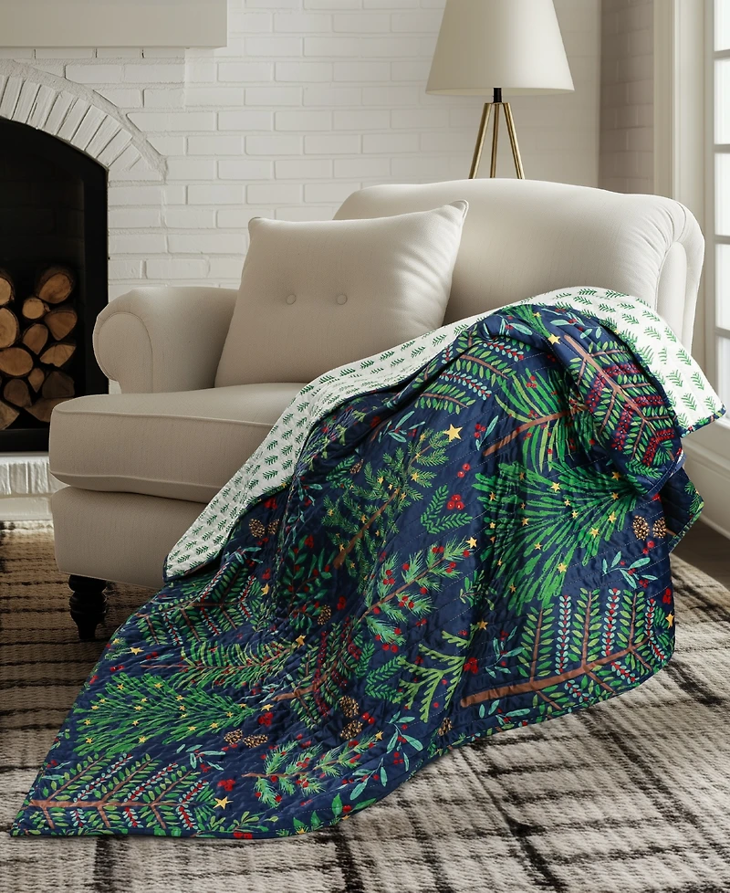 Levtex Woodsy Wonder Reversible Quilted Throw, 50" x 60"