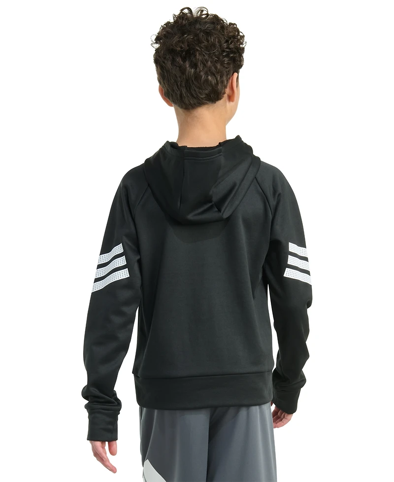 adidas Big Boys Long Sleeve Pull-On Hoodie Sweatshirt