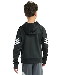 adidas Big Boys Long Sleeve Pull-On Hoodie Sweatshirt