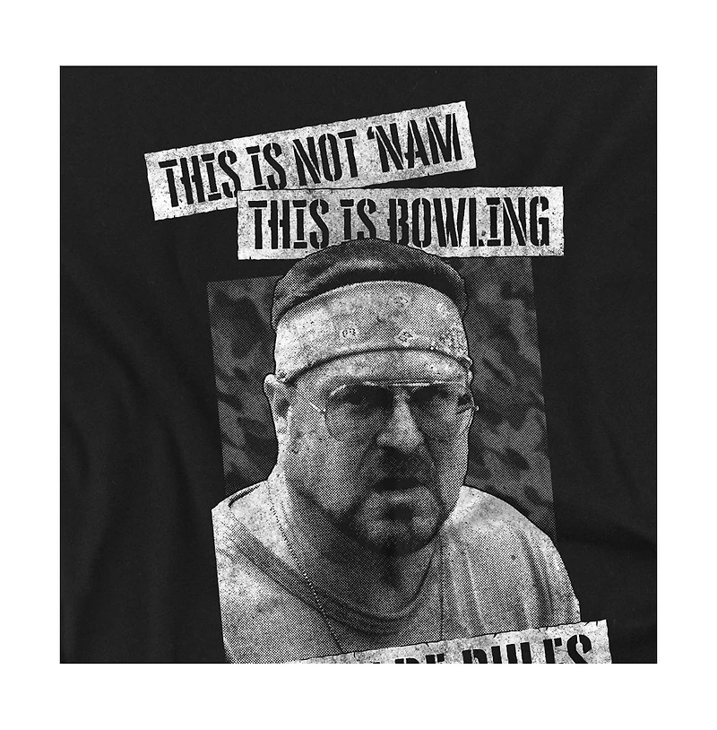 Logovision Men's The Lebowski There Are Rules T-Shirt