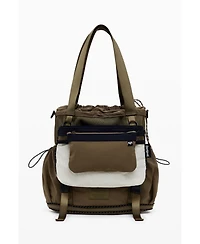 Desigual Women's Large expandable nylon backpack