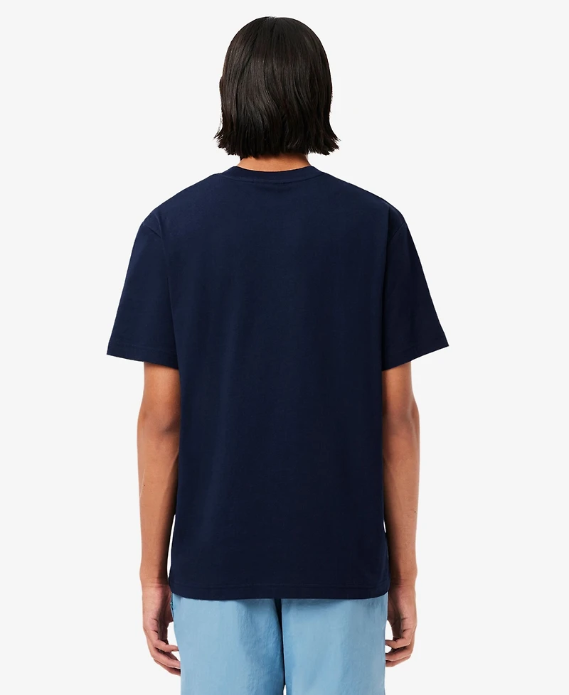 Lacoste Men's Classic Fit Short Sleeve Crewneck Logo T-Shirt
