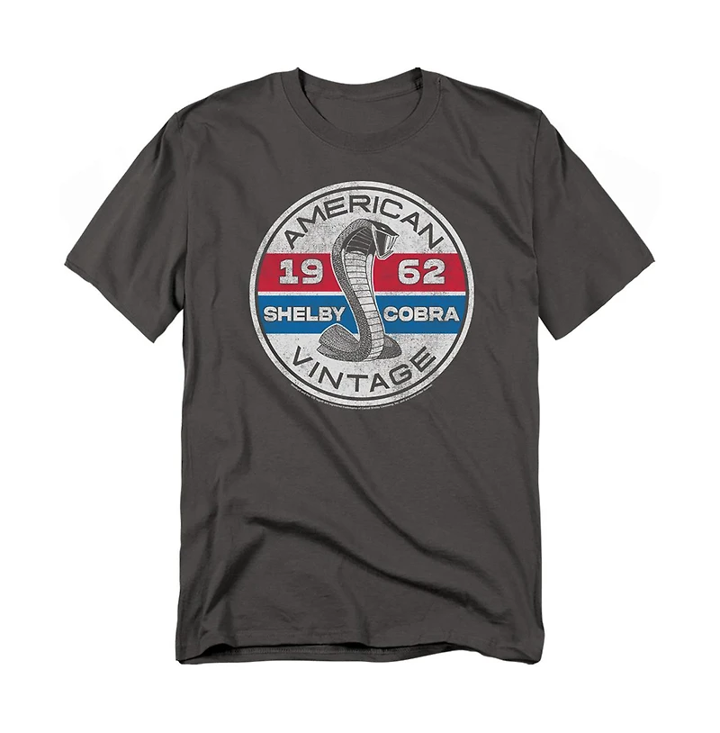 Logovision Men's Carroll Shelby Vintage Circle T-Shirt