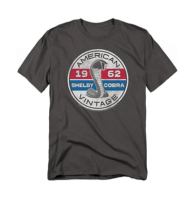 Logovision Men's Carroll Shelby Vintage Circle T-Shirt