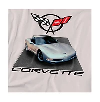 Logovision Men's Chevrolet Silver 01 Vette T-Shirt