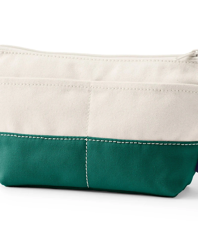 Lands' End Zipper Canvas Pouch