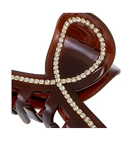 Rhinestone Loop Large Claw Clip By Adina Eden