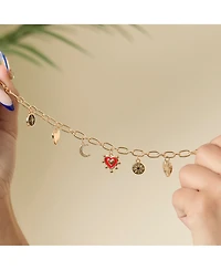 Jessica Simpson Gold-Tone Charm Bracelet