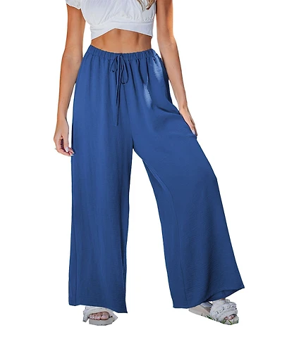 Cupshe Women's Cool and Calm Blue Pants