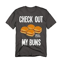 Logovision Men's White Castle My Buns T-Shirt