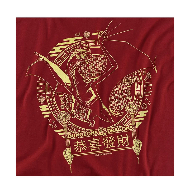 Logovision Men's Dungeons And Dragons Year Of The Dragon Mythical Beast T-Shirt