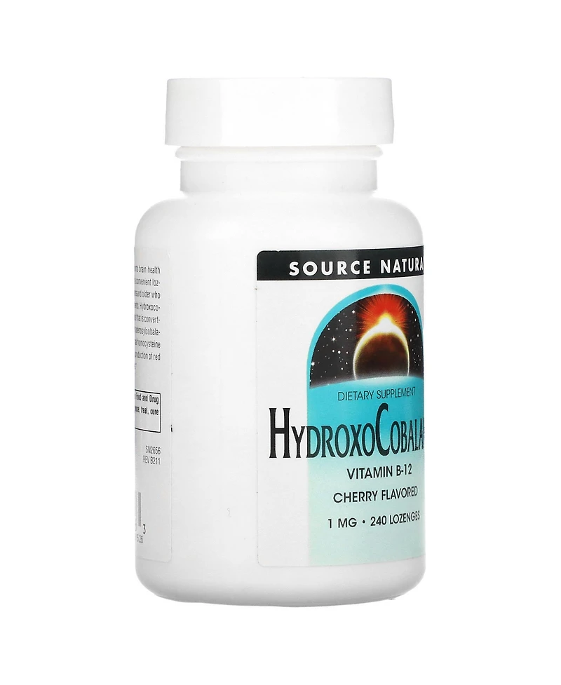 Source Naturals HydroxoCobalamin Vitamin B-12 Cherry 1 mg