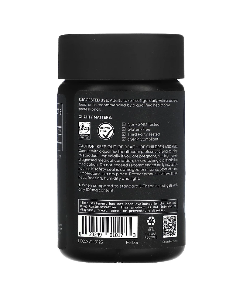 Sports Research L-theanine, 200 mg, 60 Softgels, Sports Nutrition Supplements