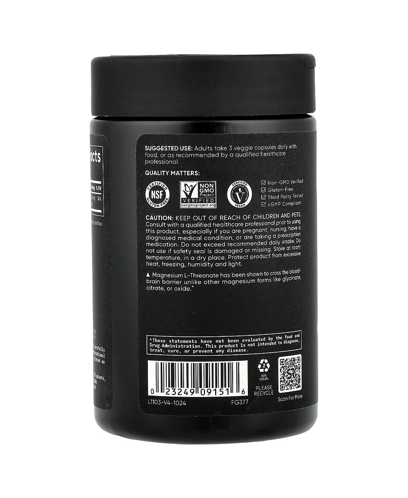 Sports Research Magtein Magnesium L-Threonate