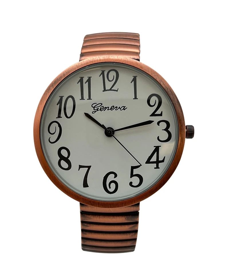 Copper Big Face Fun Colors Women Watch