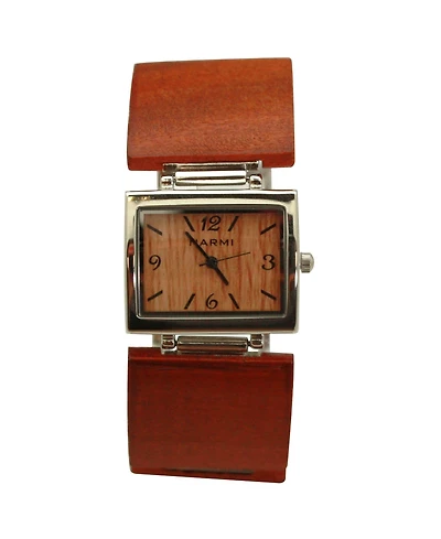 Olivia Pratt Square Wood Women Watch