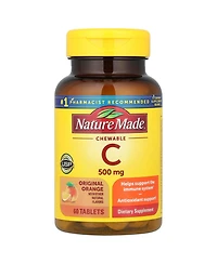 Nature Made Vitamin C Chewable Orange 500 mg