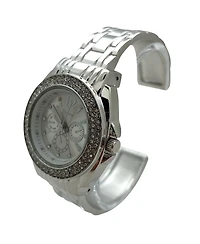 Olivia Pratt Everyday Dress Up Bangle Women Watch, Silver